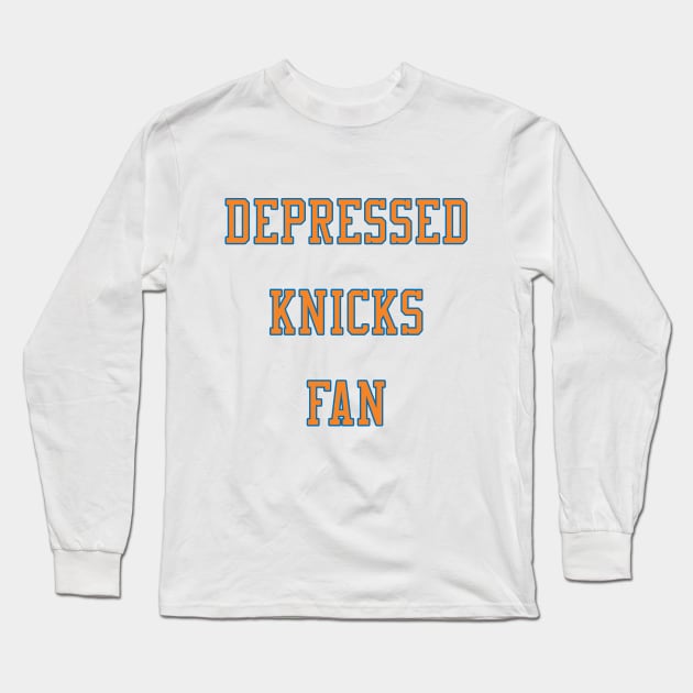 New York Knicks Funny Long Sleeve T-Shirt by IronLung Designs